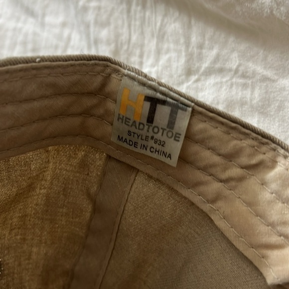 Jiffy-Tite Tan Baseball Cap - Picture 5 of 6